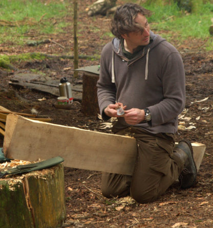 prepping a bow stave