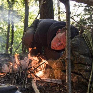 Native Bushcraft course - fire lighting