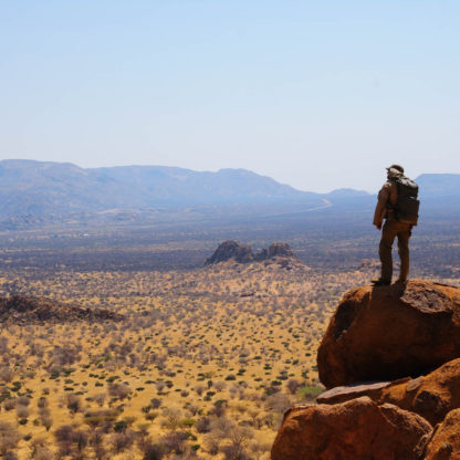 Big Landscape in Erongo Mountains, Namibia