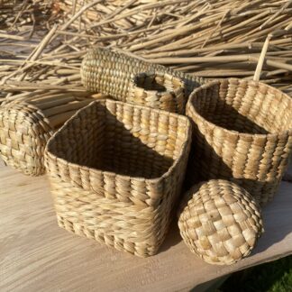 Rush basket weaving course